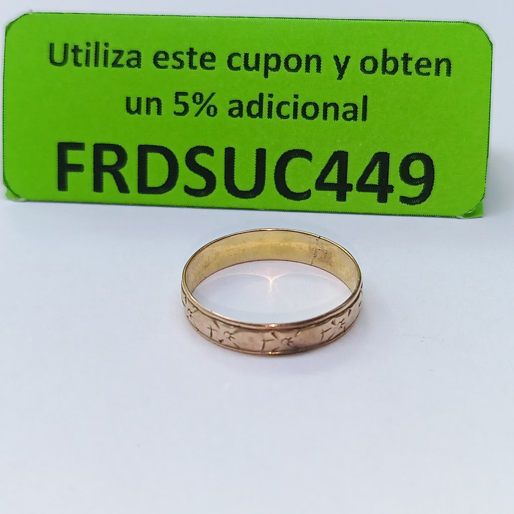 ARGOLLA ORO 10 K 1.4 GRMS (SEMINUEVO)