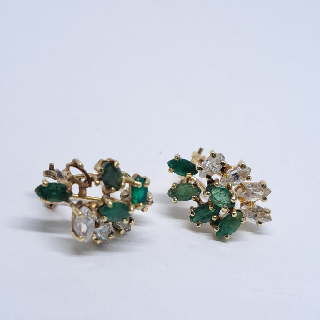 ARETES PAR ORO 14 K 4,30 GRMS (SEMINUEVO)