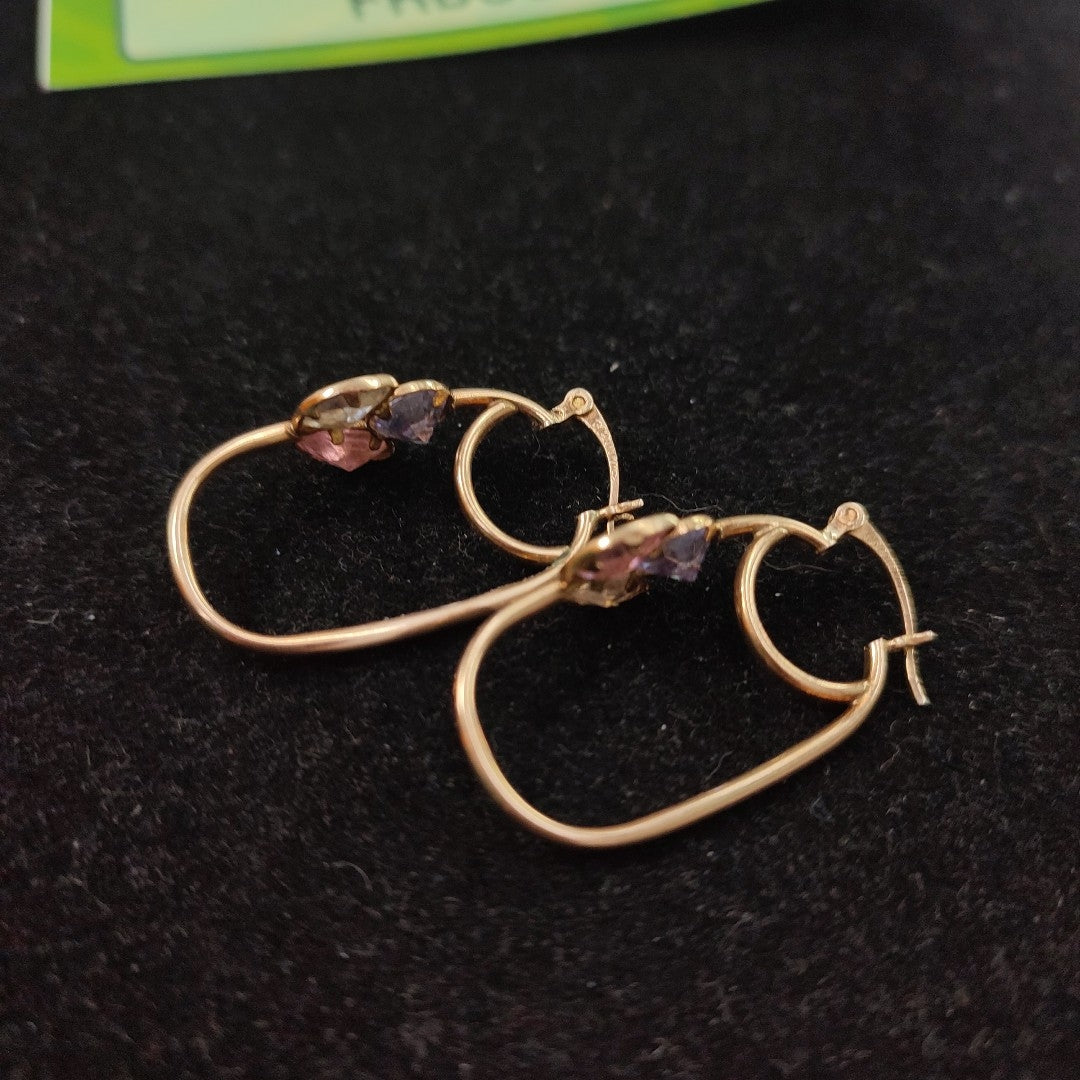 ARETES PAR ORO 10 K 3.9 GRMS (SEMINUEVO)