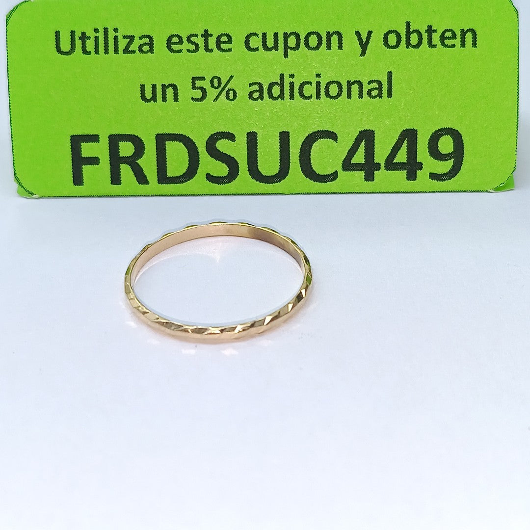 ARGOLLA ORO 14 K 0.9 GRMS (SEMINUEVO)