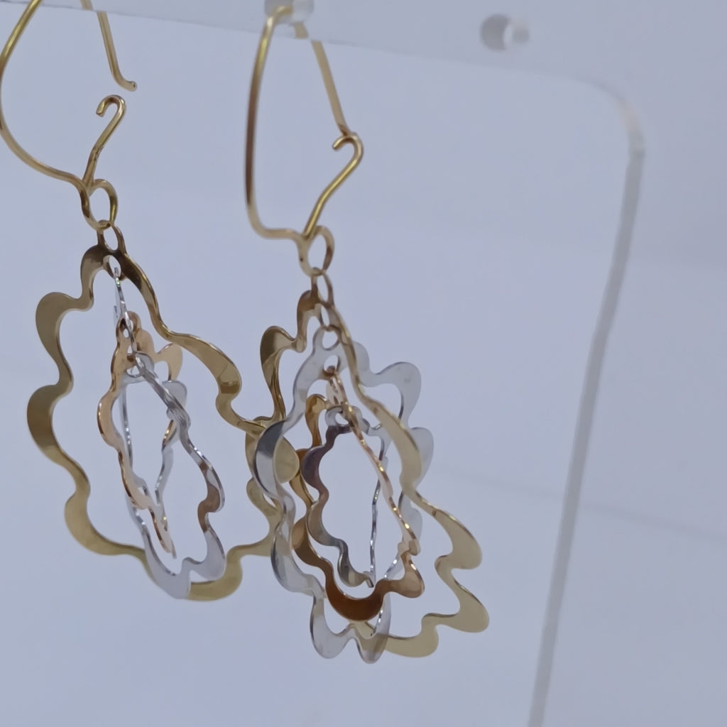 ARETES PAR ORO 10 K 2,70 GRMS (SEMINUEVO)