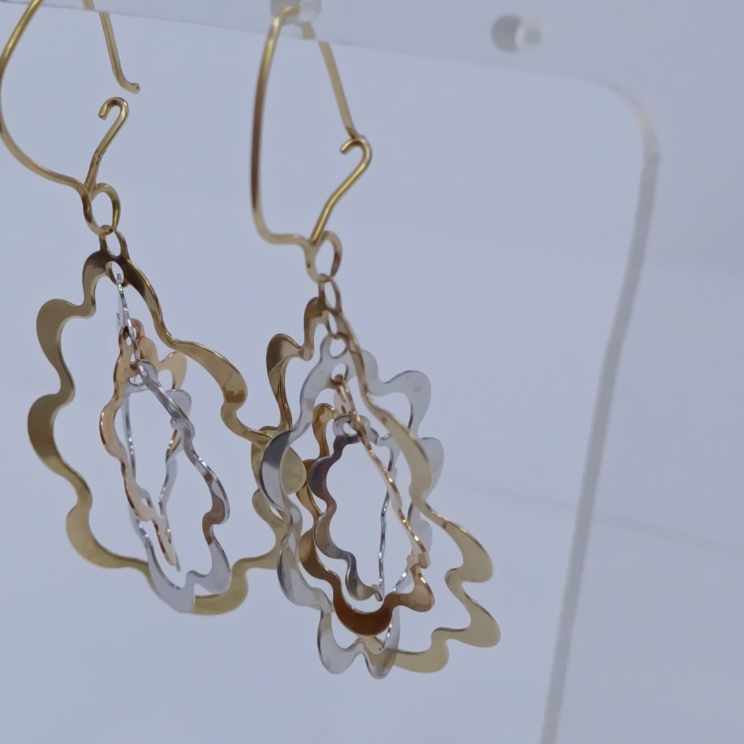 ARETES PAR ORO 10 K 2,70 GRMS (SEMINUEVO)