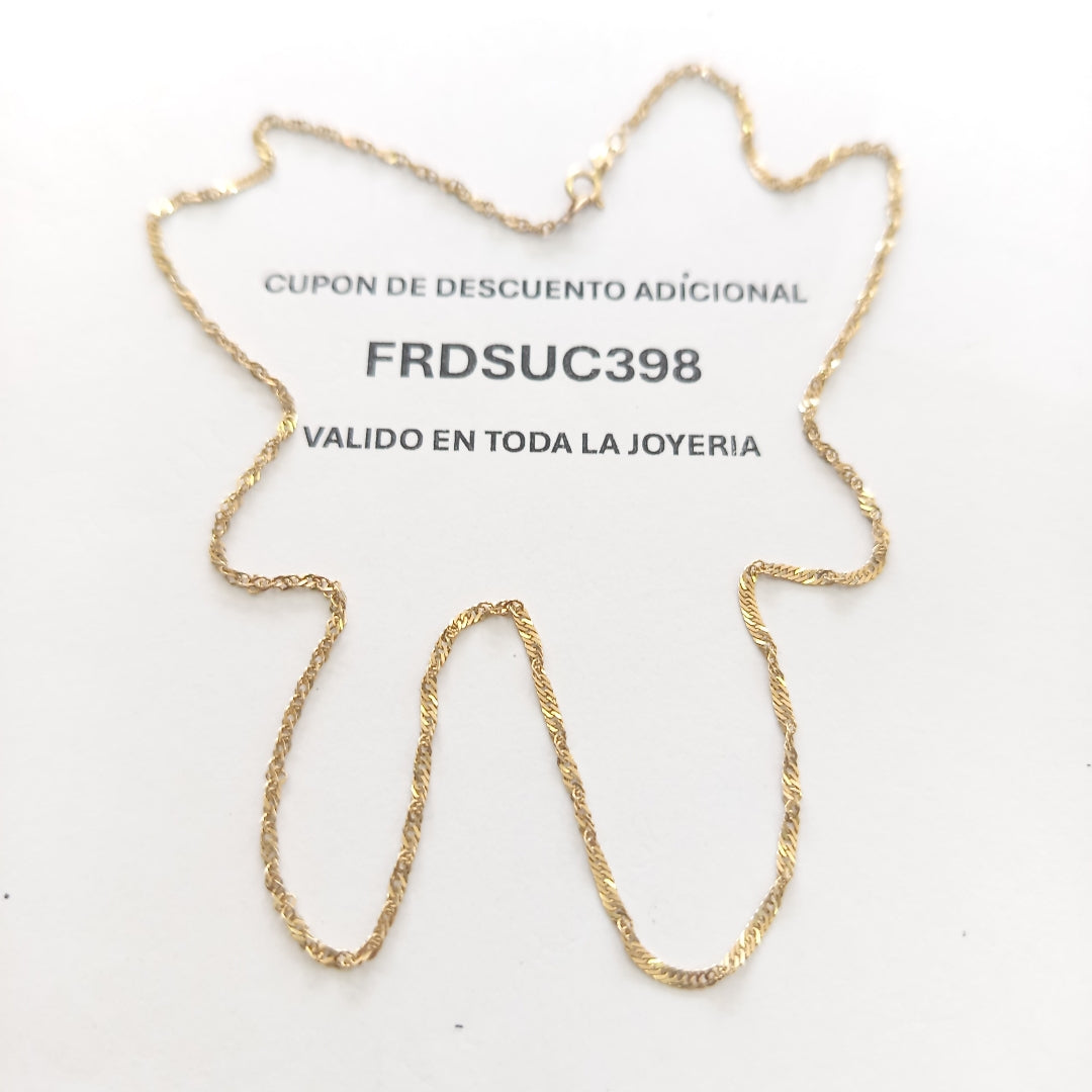CADENA ORO 14 K 2 GRMS (SEMINUEVO)