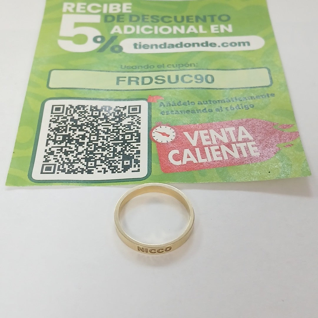 ARGOLLA ORO 14 K 3,10 GRMS (SEMINUEVO)