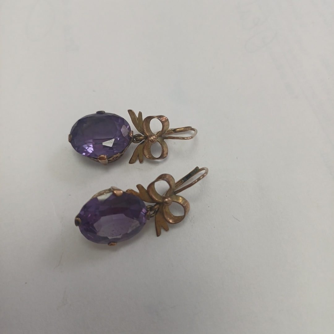 ARETES PAR ORO 8 K 8,00 GRMS (SEMINUEVO)