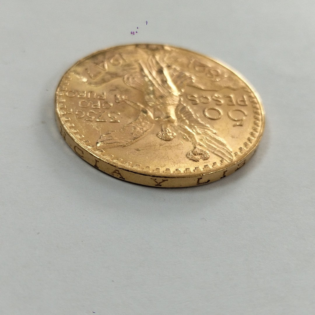 K1 41.5 GRMS 21 K IDENTIFICACIÓN MONEDA NOMINATIVA MATERIALES ORO CA (SEMINUEVO)