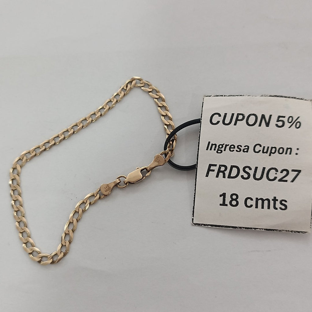 PULSERA ORO 14 K 4.6 GRMS (SEMINUEVO)