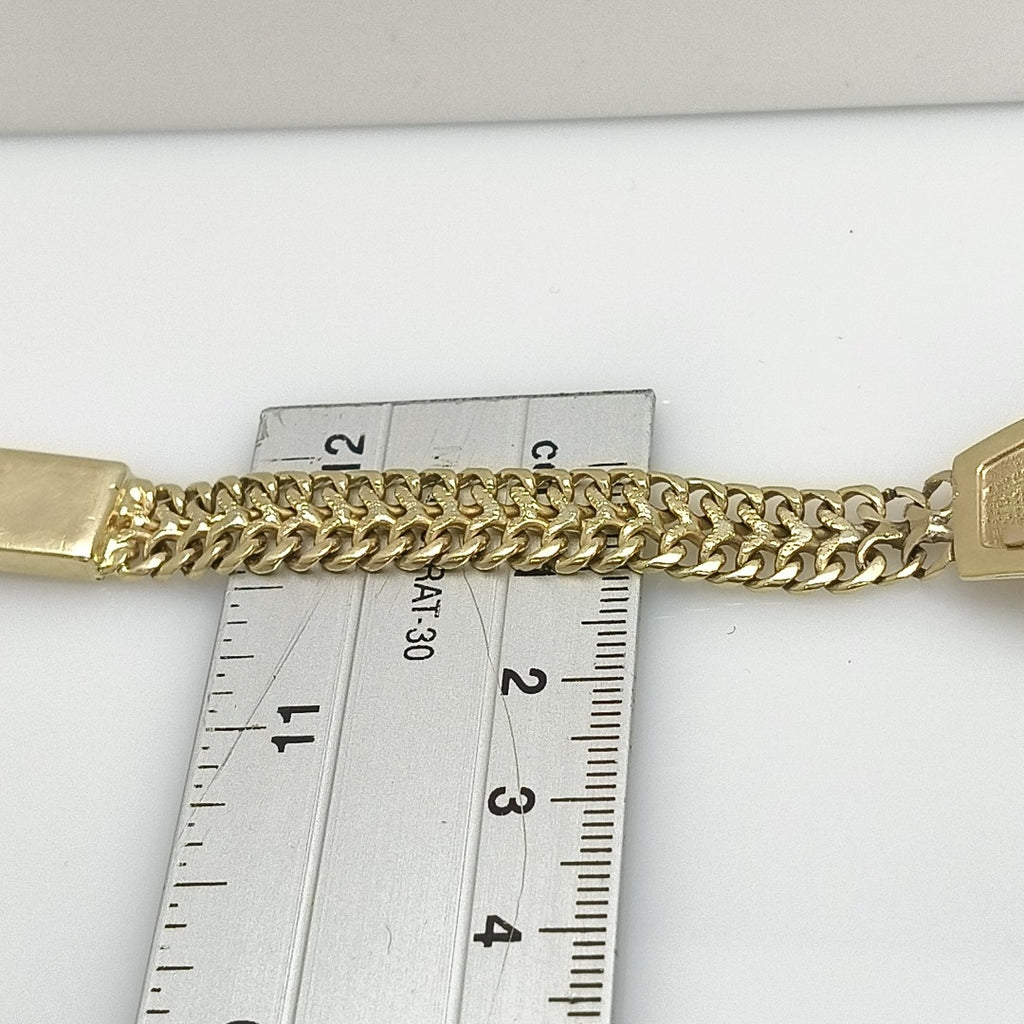 K1 21,10 GRMS 10 K ESPECIFICACIONES COMPLEMENTARIAS ESCLAVA TEJ CHINO, ORO DE 1 (SEMINUEVO)