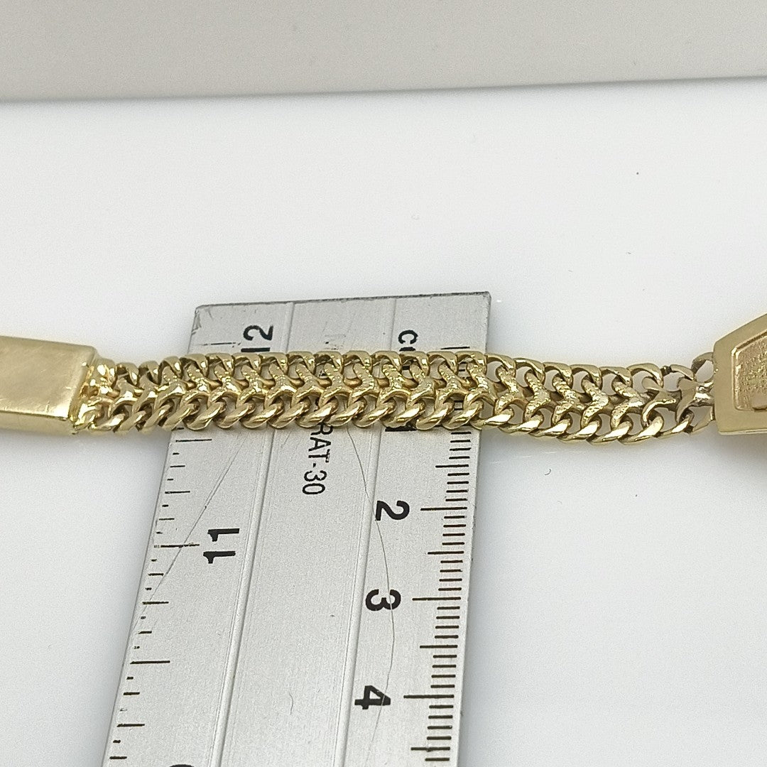 K1 21,10 GRMS 10 K ESPECIFICACIONES COMPLEMENTARIAS ESCLAVA TEJ CHINO, ORO DE 1 (SEMINUEVO)
