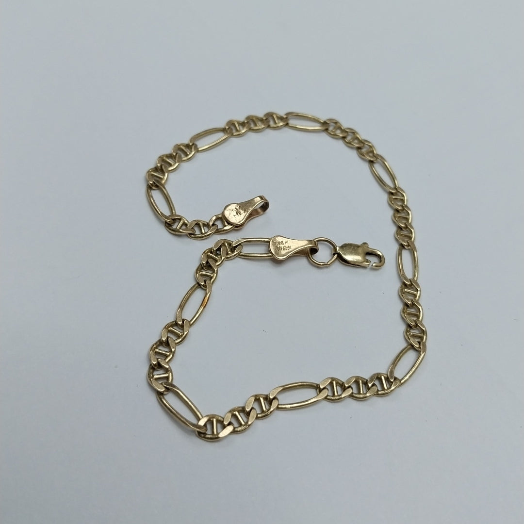 PULSERA ORO 14 K 3.9 GRMS (SEMINUEVO)