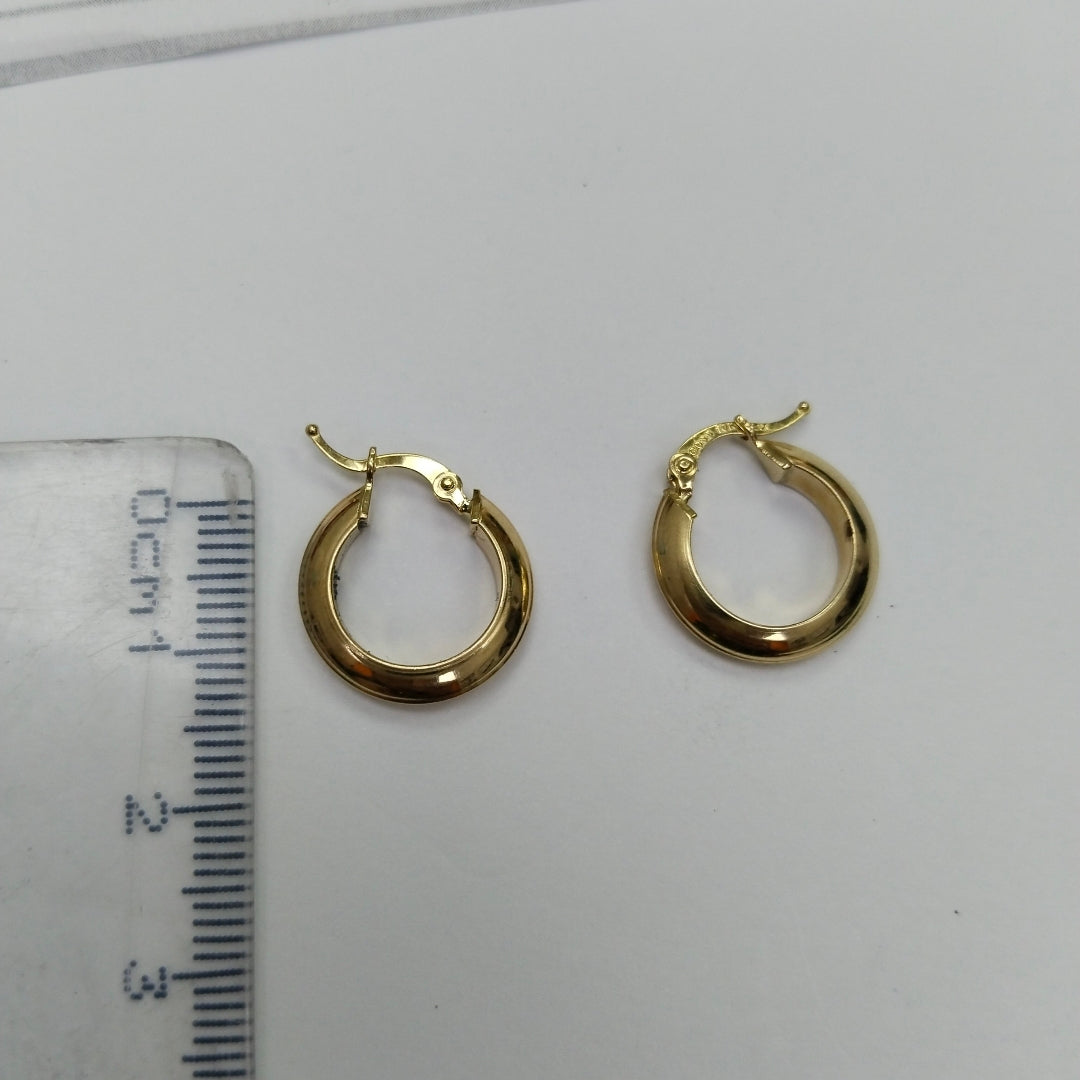 ARRACADAS PAR ORO 10 K 1.5 GRMS (SEMINUEVO)