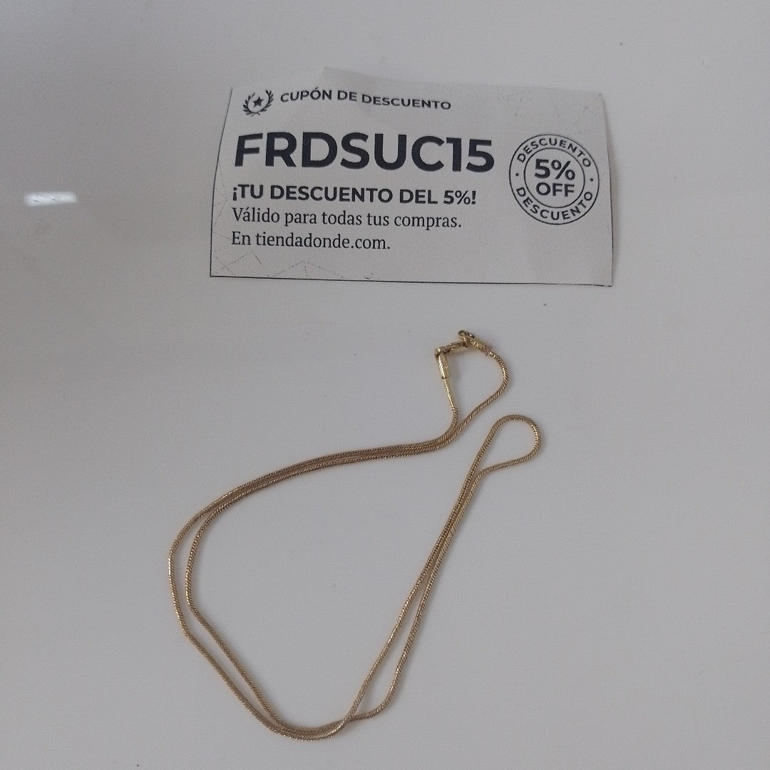 CADENA ORO 14 K 3.7 GRMS (SEMINUEVO)