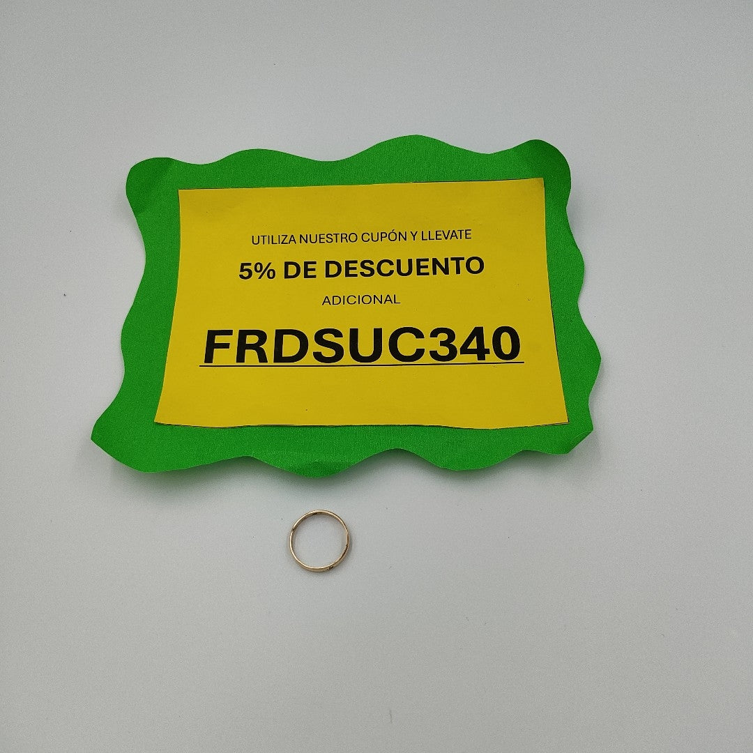 ARGOLLA ORO 10 K 2,60 GRMS (SEMINUEVO)