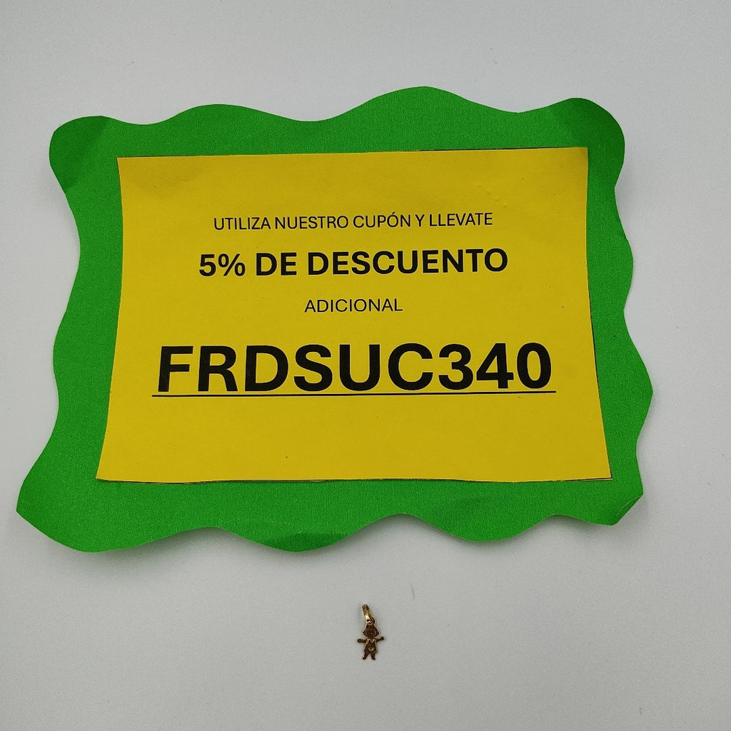 DIJE ORO,ORO COMBINADO 14 K 0,40 GRMS (SEMINUEVO)