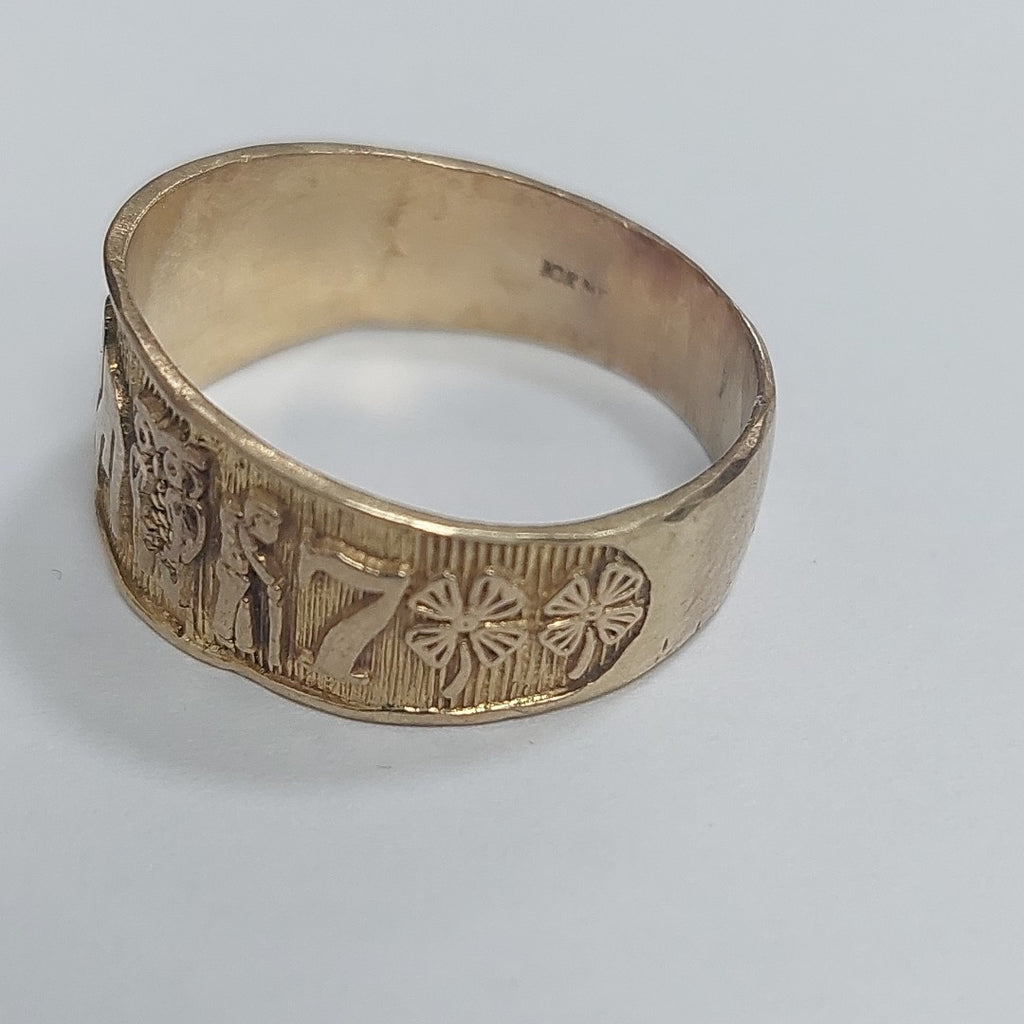 ANILLO ORO 10 K 3,90 GRMS (SEMINUEVO)