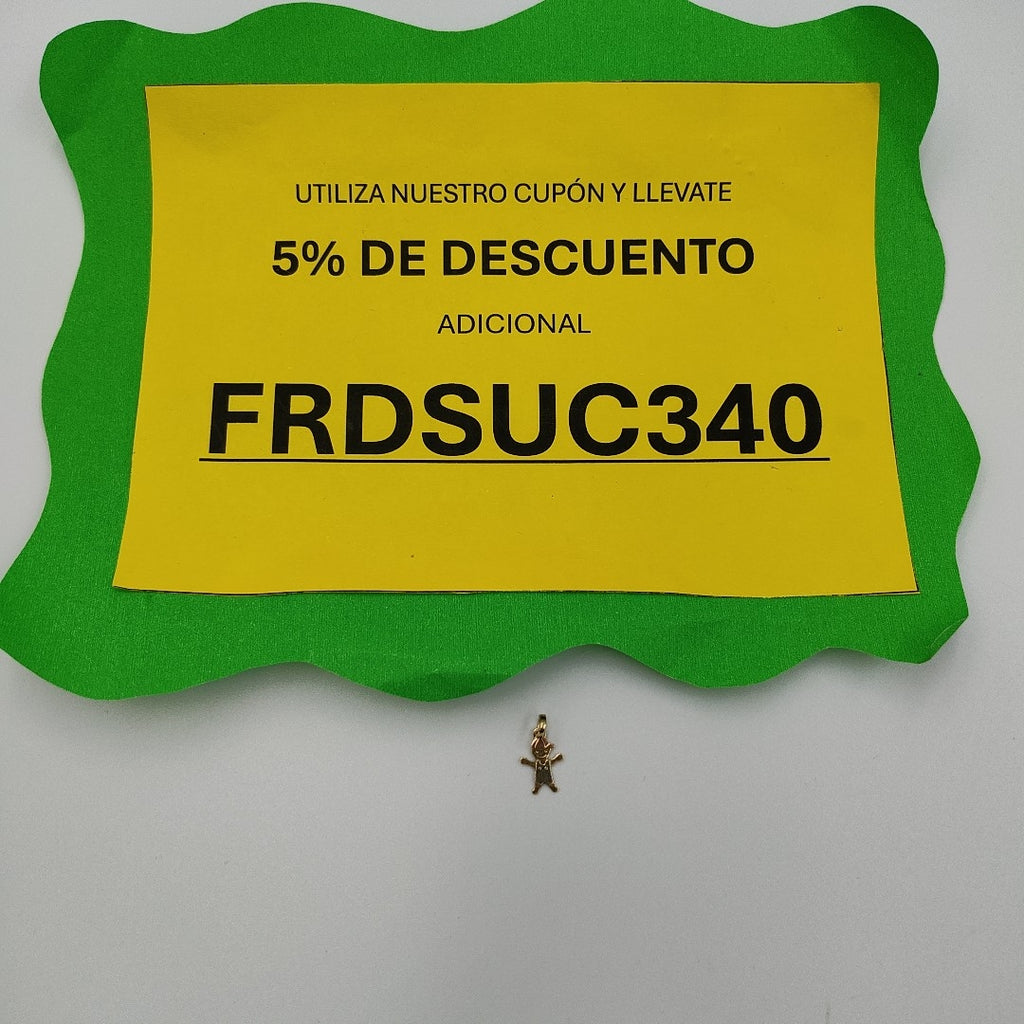 DIJE ORO 14 K 0,40 GRMS (SEMINUEVO)