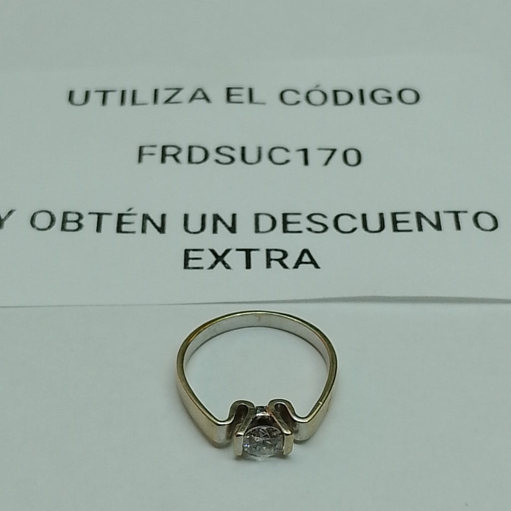 ANILLITO ORO BLANCO 14 K 2.8 GRMS (SEMINUEVO)