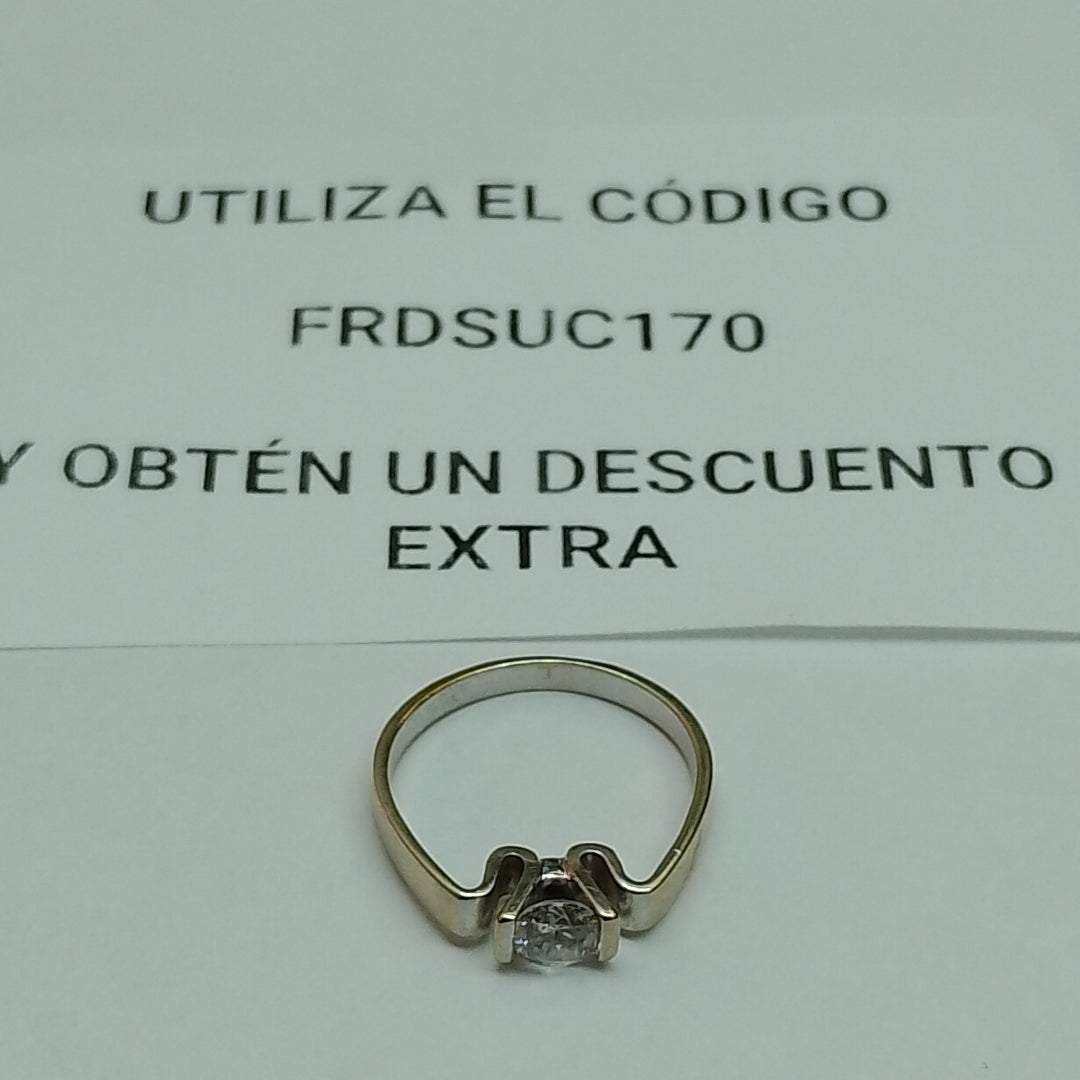 ANILLITO ORO BLANCO 14 K 2.8 GRMS (SEMINUEVO)
