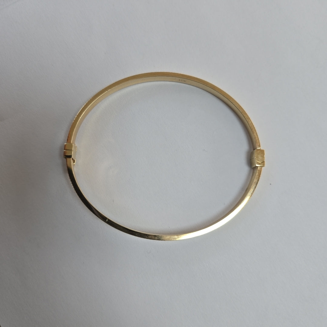 PULSERA RIGIDA ORO 10 K 6.6 GRMS (SEMINUEVO)