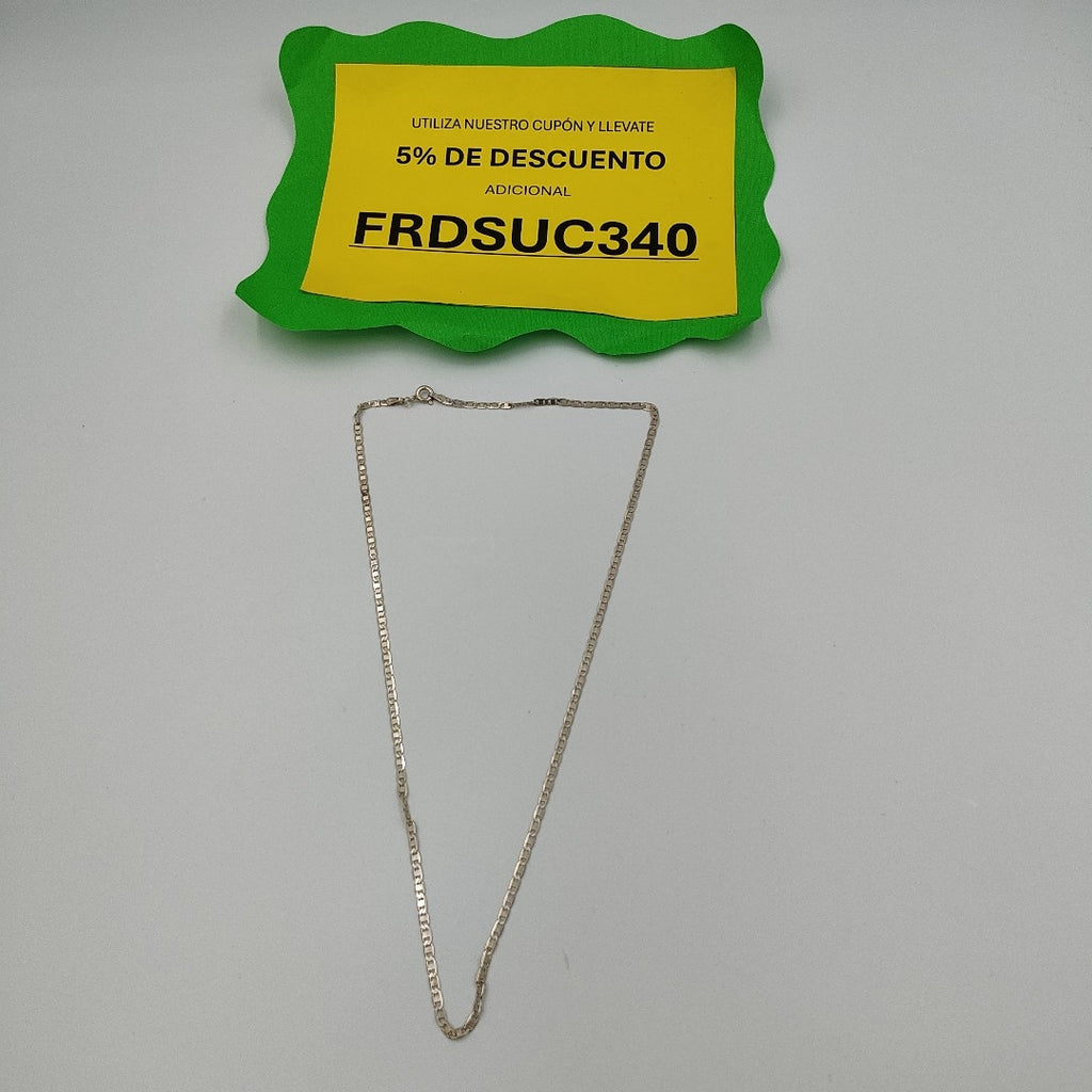 CADENA PLATA 4,50 GRMS (SEMINUEVO)