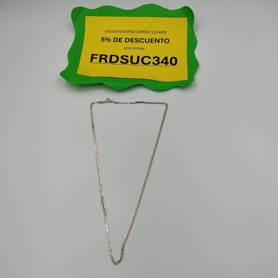 CADENA PLATA 4,50 GRMS (SEMINUEVO)