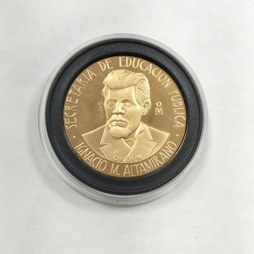 MEDALLA CONMEMORATIVA ORO 21 K 42,00 GRMS (SEMINUEVO)