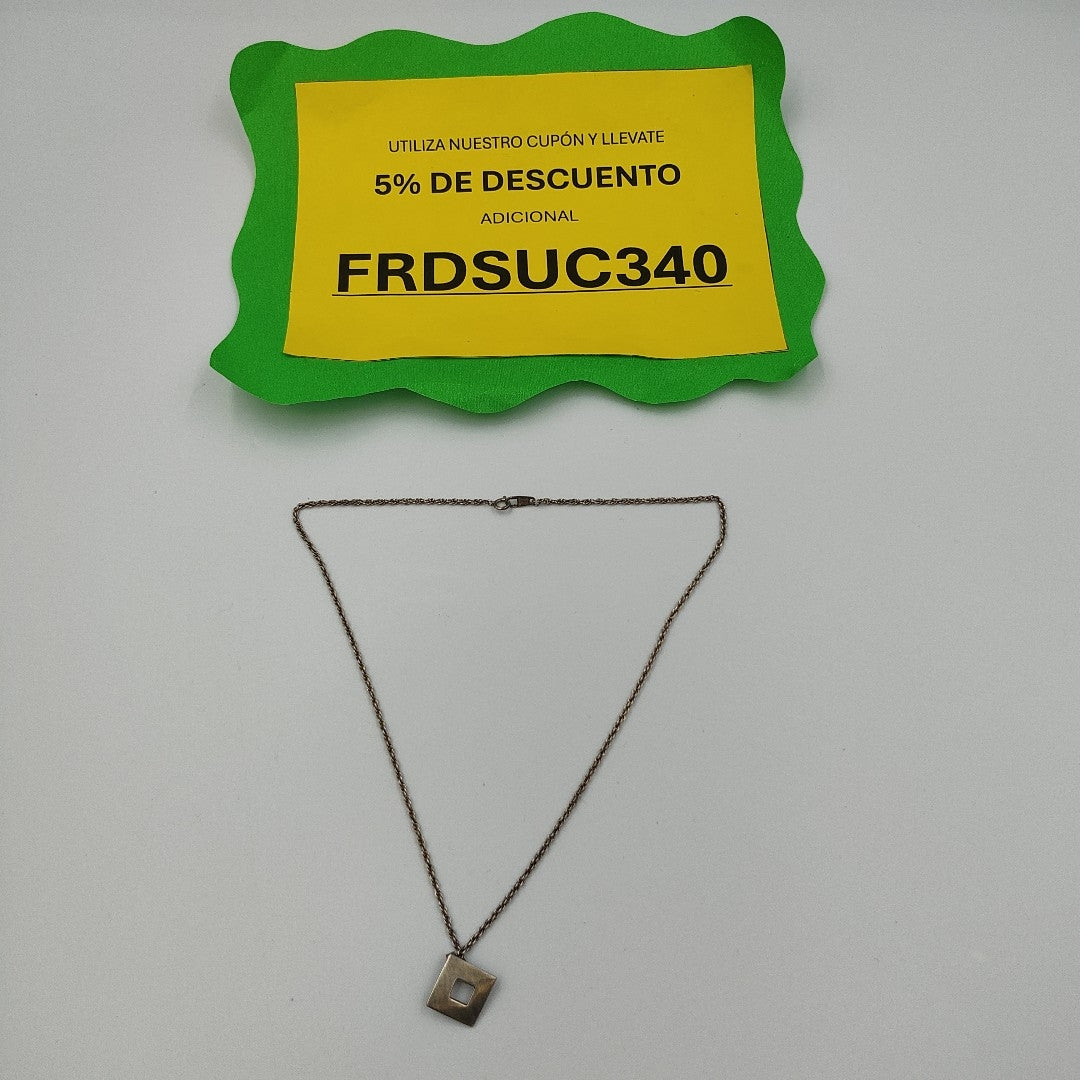 CADENA,DIJE PLATA 4,10 GRMS (SEMINUEVO)