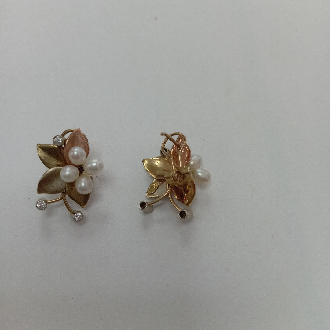 ARETES PAR ORO 10 K 5 GRMS (SEMINUEVO)