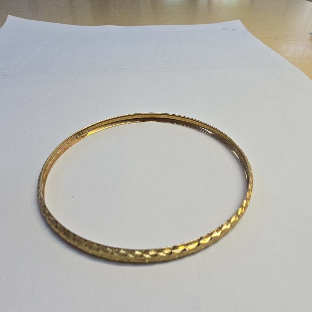PULSERA RIGIDA ORO 8 K 3,80 GRMS (SEMINUEVO)
