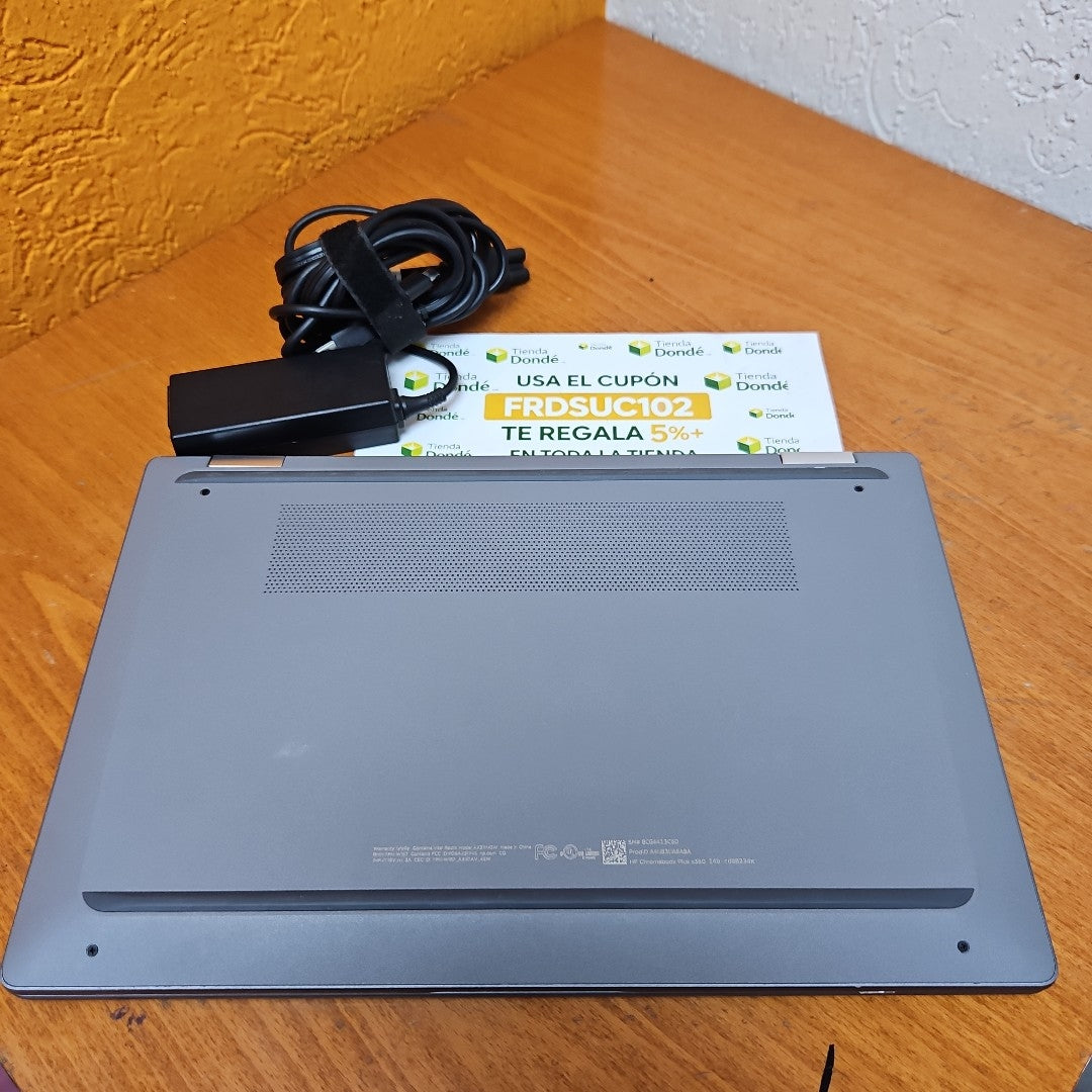LAPTOP HP CHROMEBOOK PLUS X360 14B-CD0023DX (2024) 256 GB SSD 8 GB RAM (SEMINUEVO)