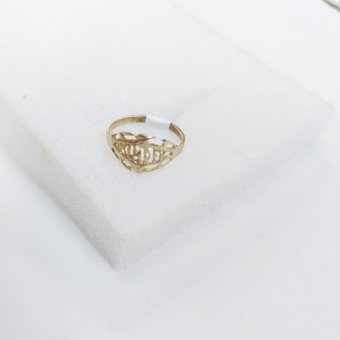 ANILLO DE GRADUACIÓN ORO 10 K 0,70 GRMS (SEMINUEVO)
