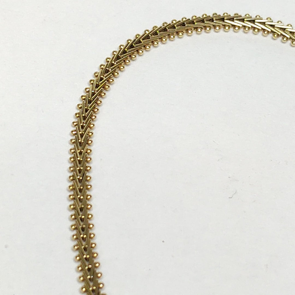 GARGANTILLA ORO COMBINADO 14 K 18,20 GRMS (SEMINUEVO)