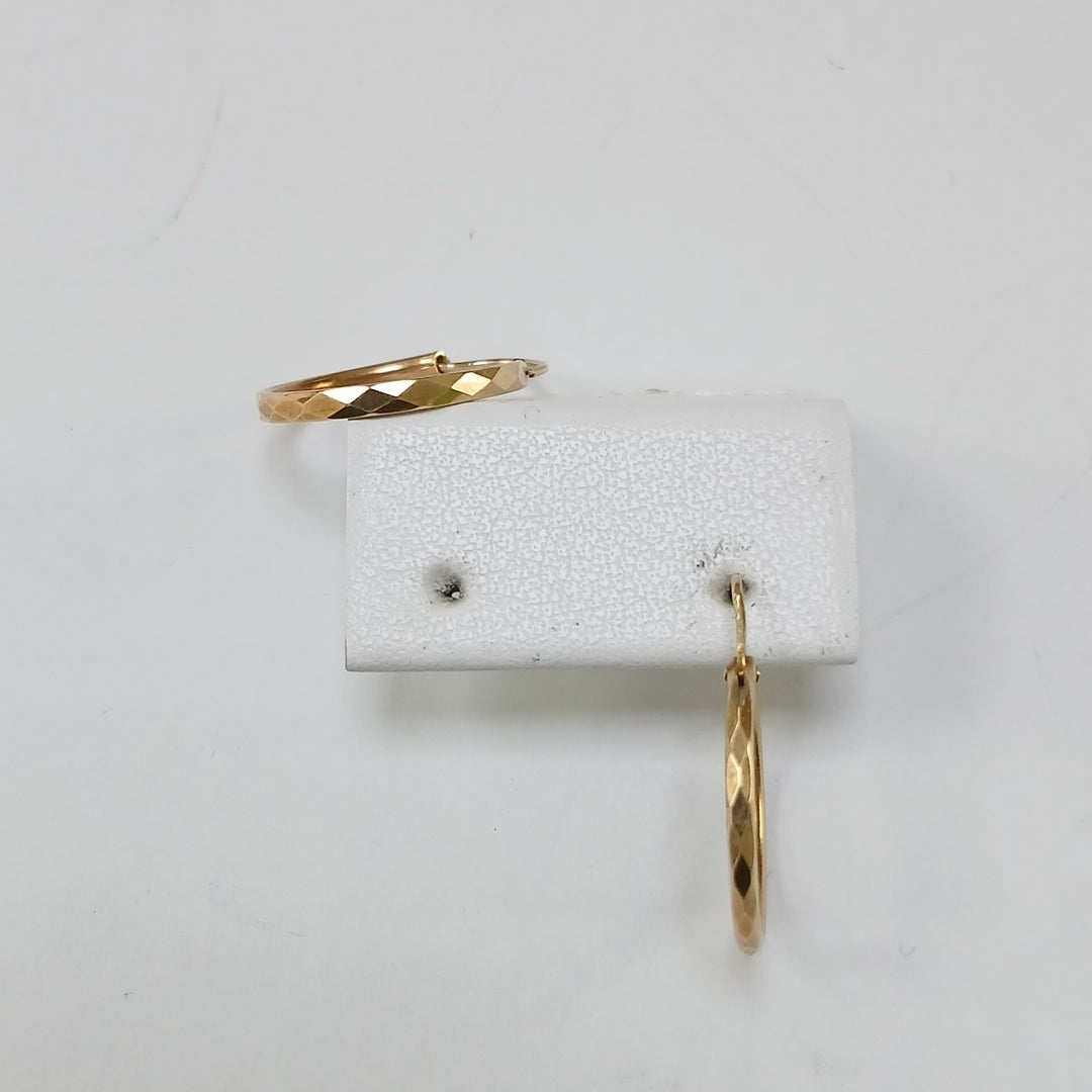 ARRACADAS PAR ORO 10 K 1.3 GRMS (SEMINUEVO)