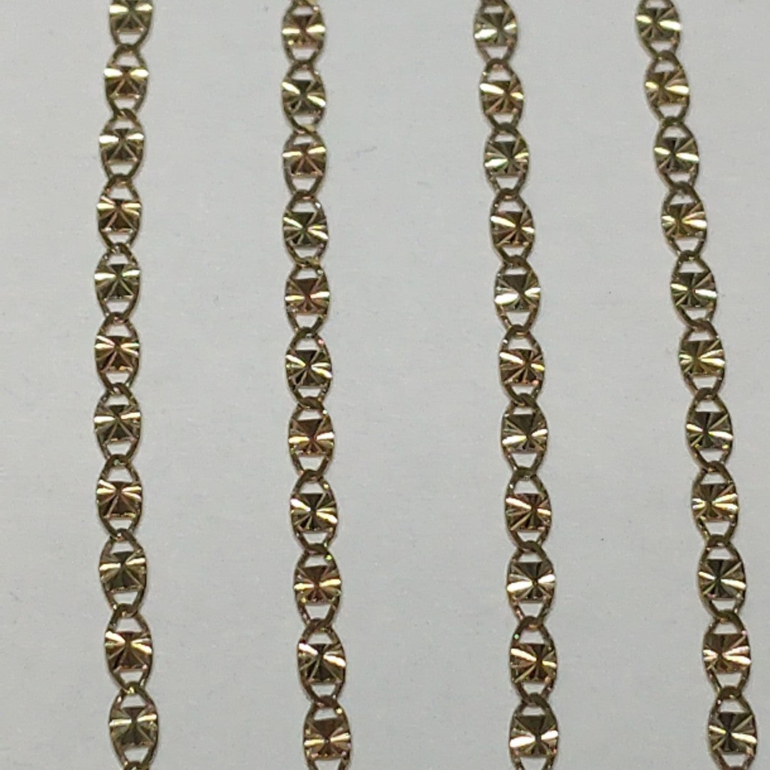 CADENA ORO COMBINADO 10 K 1.6 GRMS (SEMINUEVO)