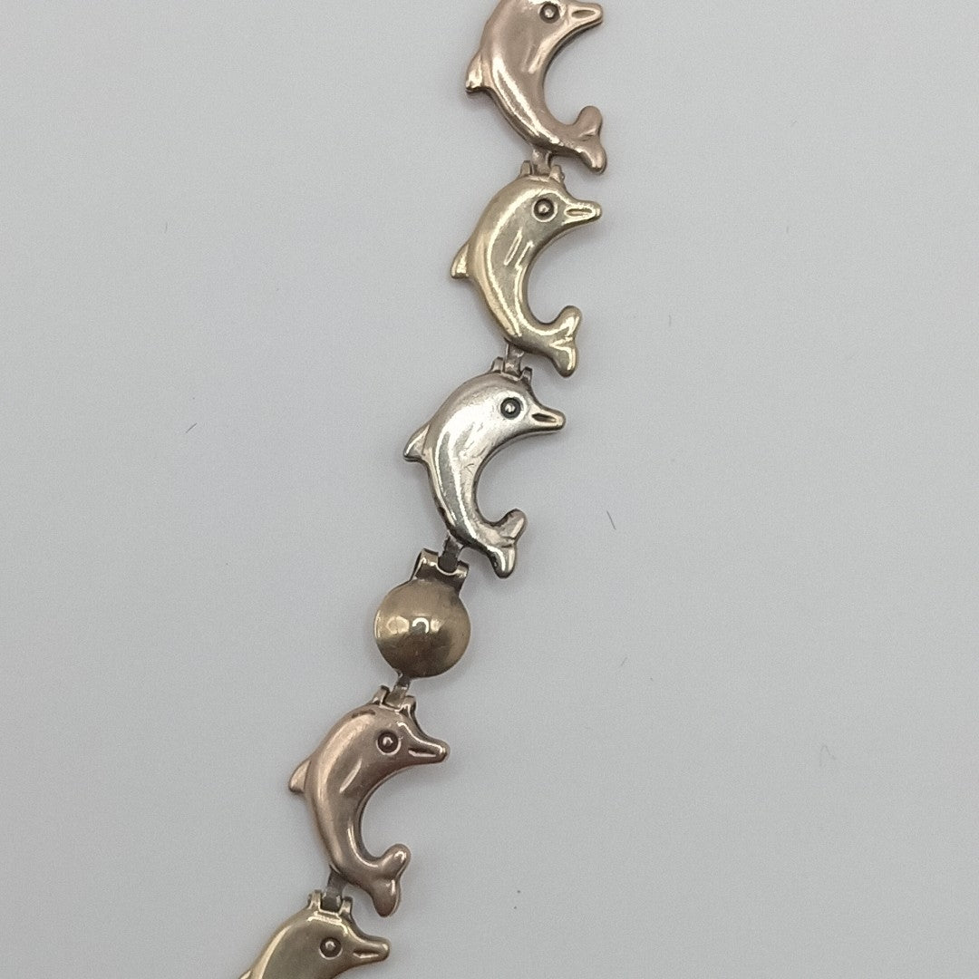 PULSERA ORO, ORO COMBINADO 14 K 5.7 GRMS (SEMINUEVO)