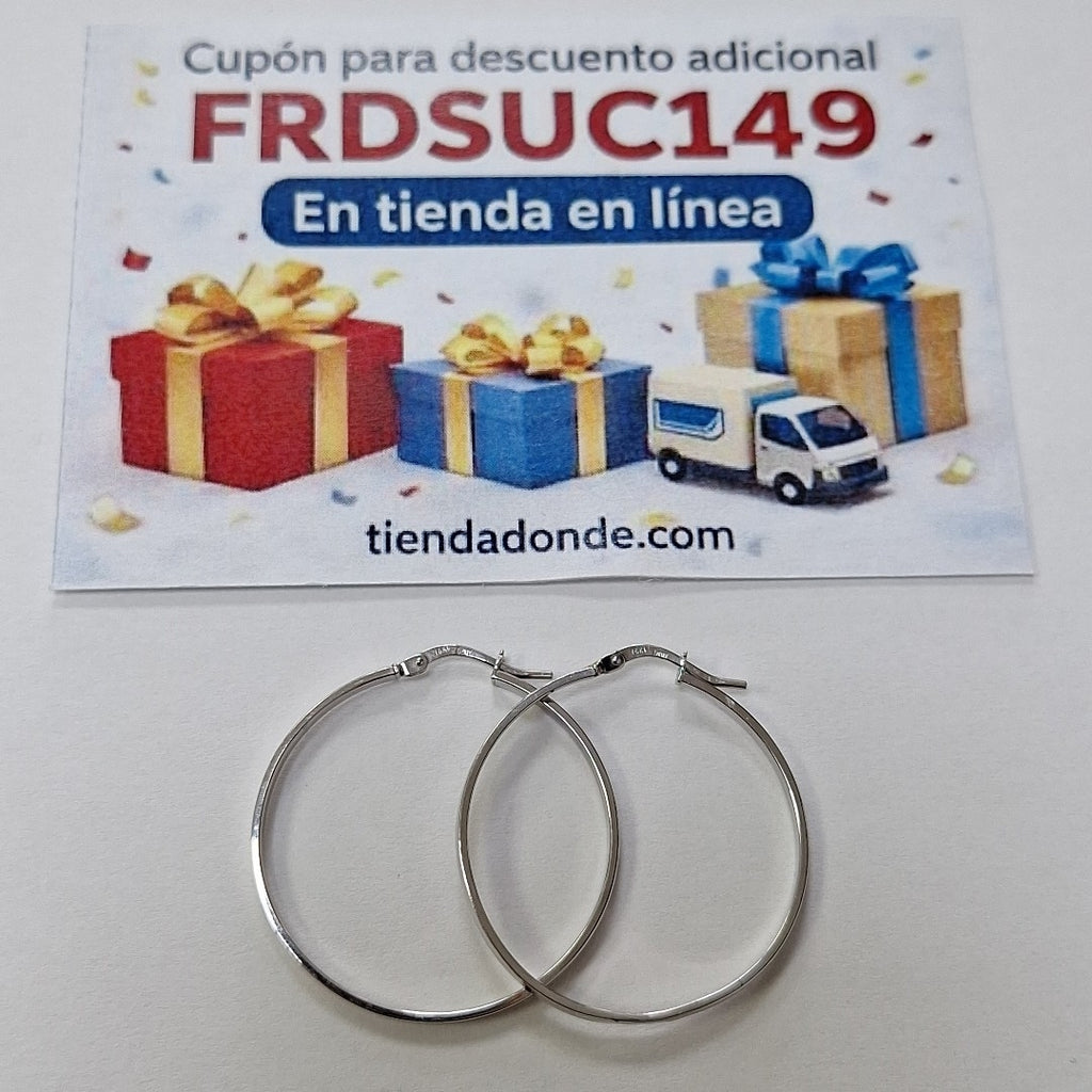 ARRACADAS PAR ORO 10 K 1,80 GRMS (SEMINUEVO)