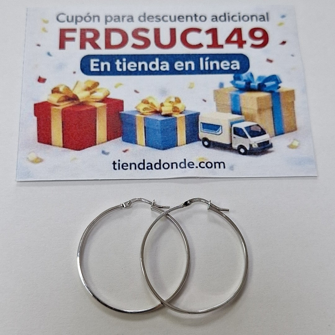 ARRACADAS PAR ORO 10 K 1,80 GRMS (SEMINUEVO)