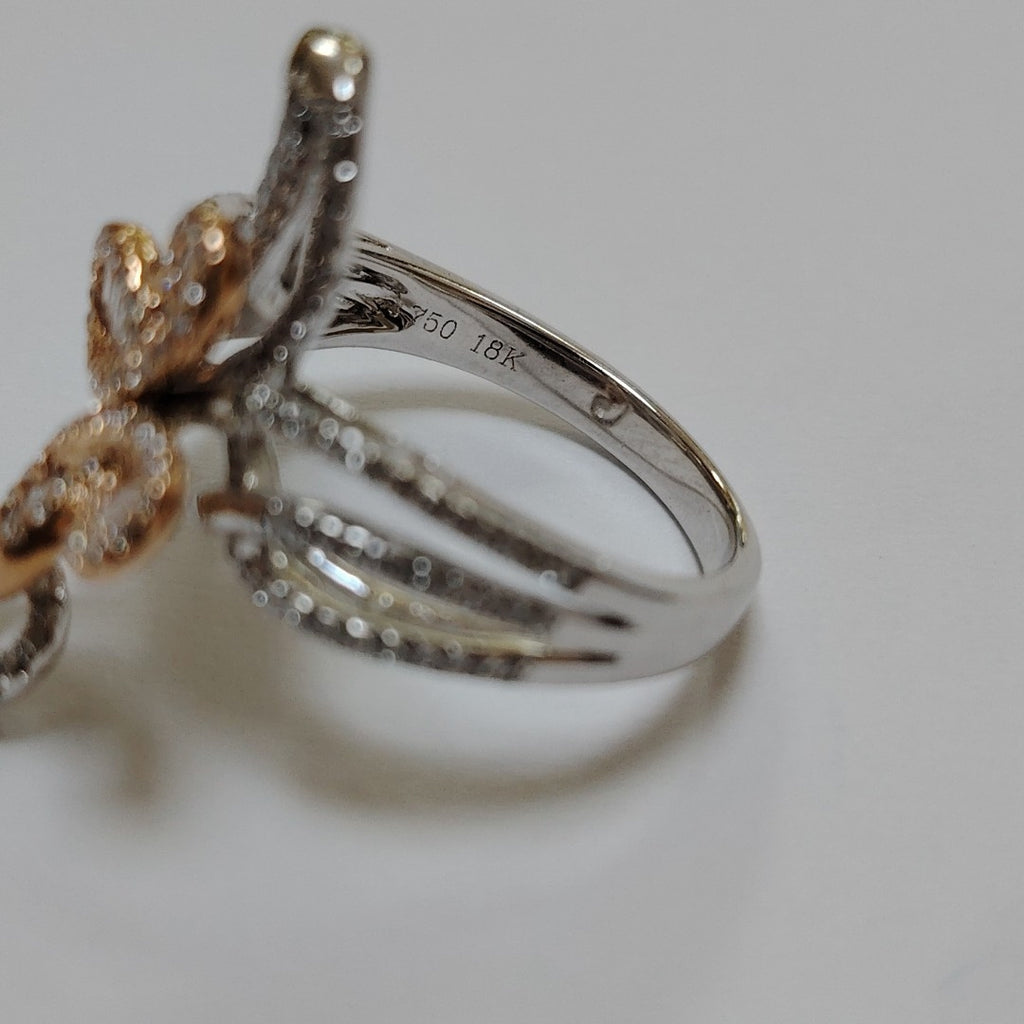 ANILLITO ORO, ORO BLANCO 18 K 6.6 GRMS (SEMINUEVO)