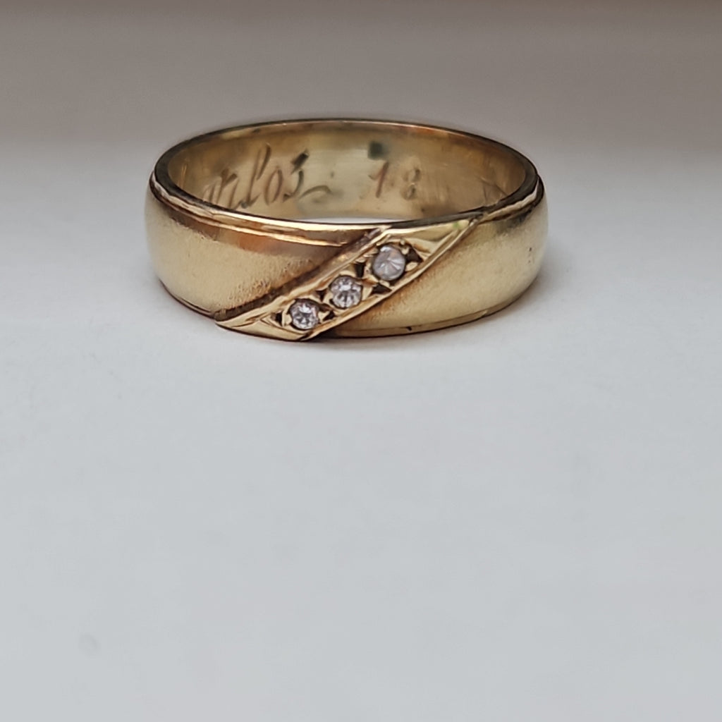 ARGOLLA ORO 14 K 4.5 GRMS (SEMINUEVO)