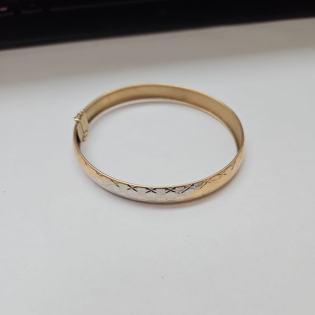 PULSERA RIGIDA ORO 10 K 7.2 GRMS (SEMINUEVO)