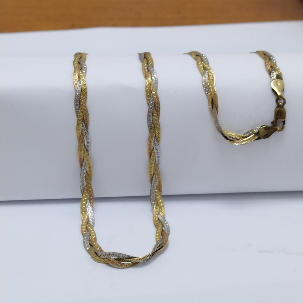 GARGANTILLA ORO 14 K 10.9 GRMS (SEMINUEVO)