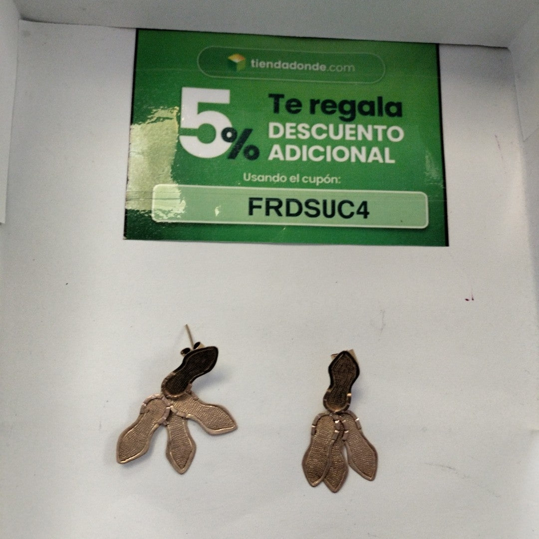 ARETES PAR ORO 10 K 6,70 GRMS (SEMINUEVO)