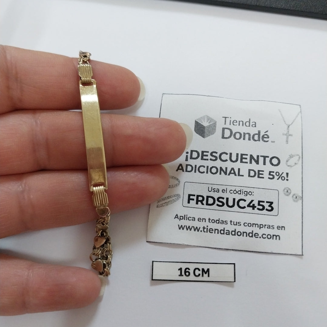 ESCLAVA ORO,ORO COMBINADO 10 K 4,60 GRMS (SEMINUEVO)
