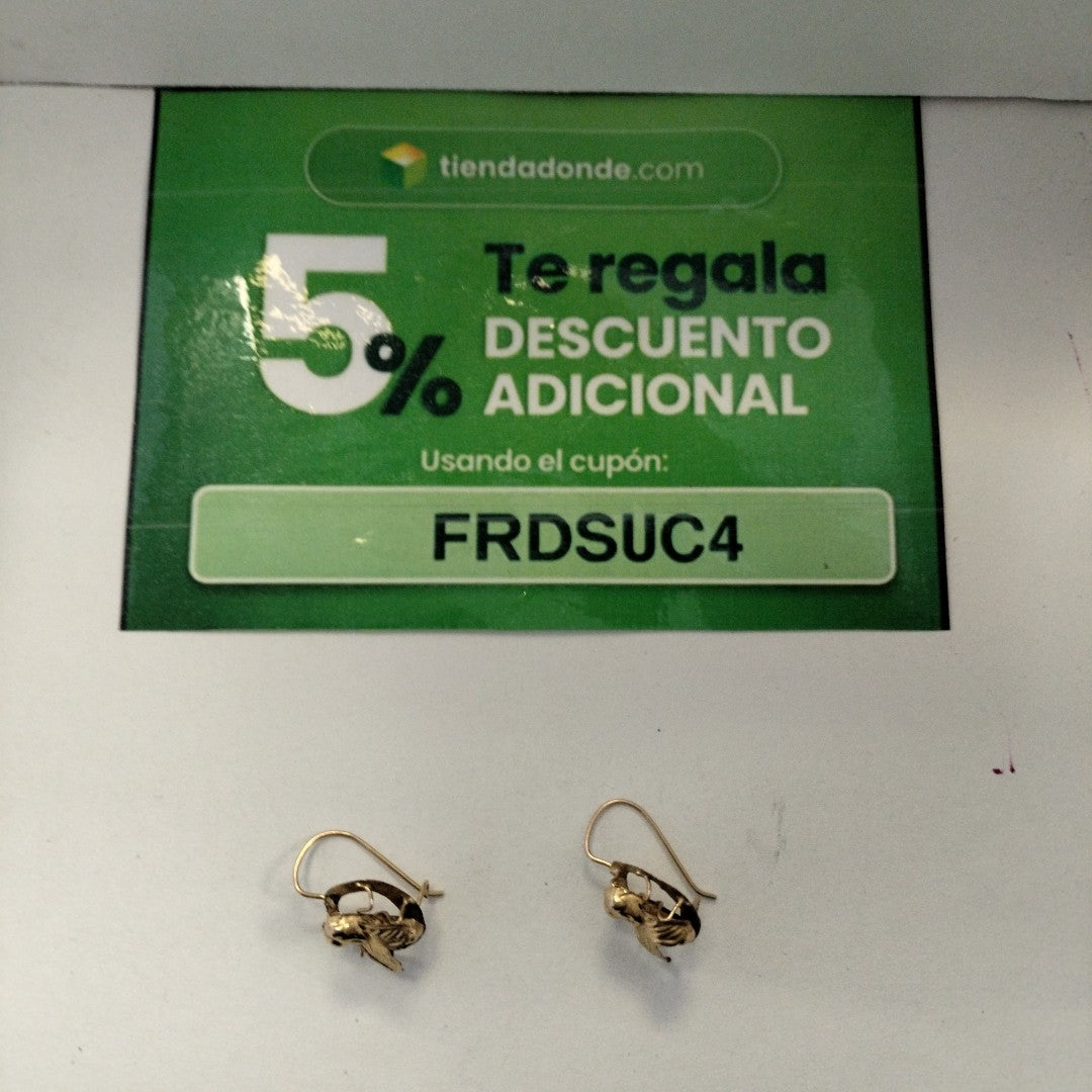 ARETES PAR ORO 10 K 1,10 GRMS (SEMINUEVO)