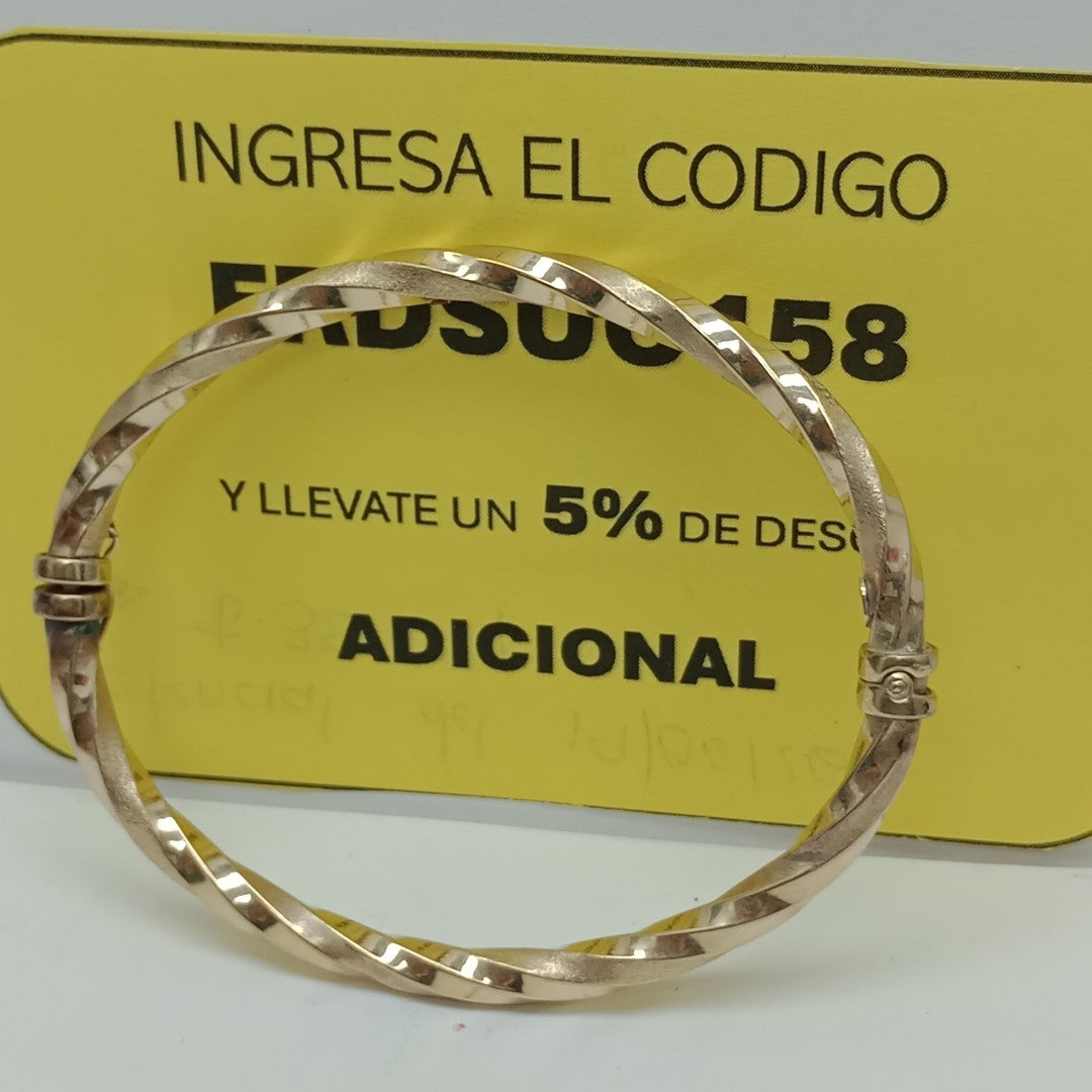 PULSERA RIGIDA ORO 10 K 6 GRMS (SEMINUEVO)