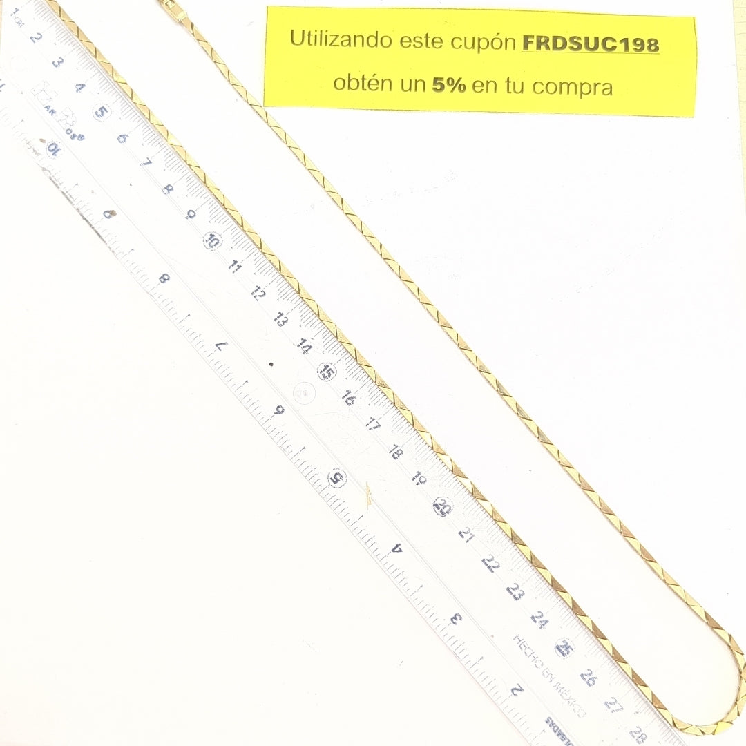 CADENA ORO 14 K 21 GRMS (SEMINUEVO)