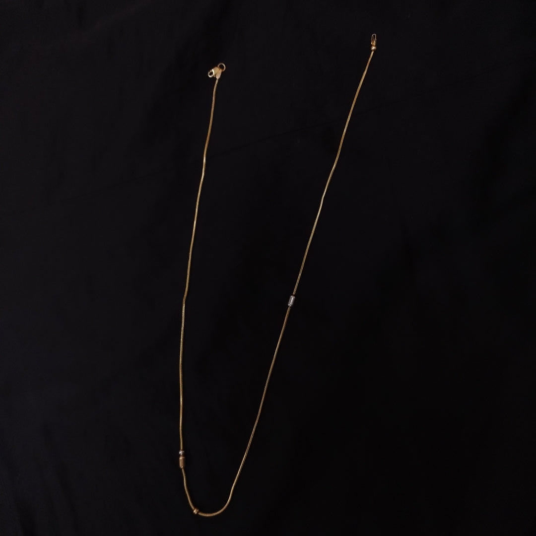 GARGANTILLA ORO COMBINADO 10 K 5.2 GRMS (SEMINUEVO)