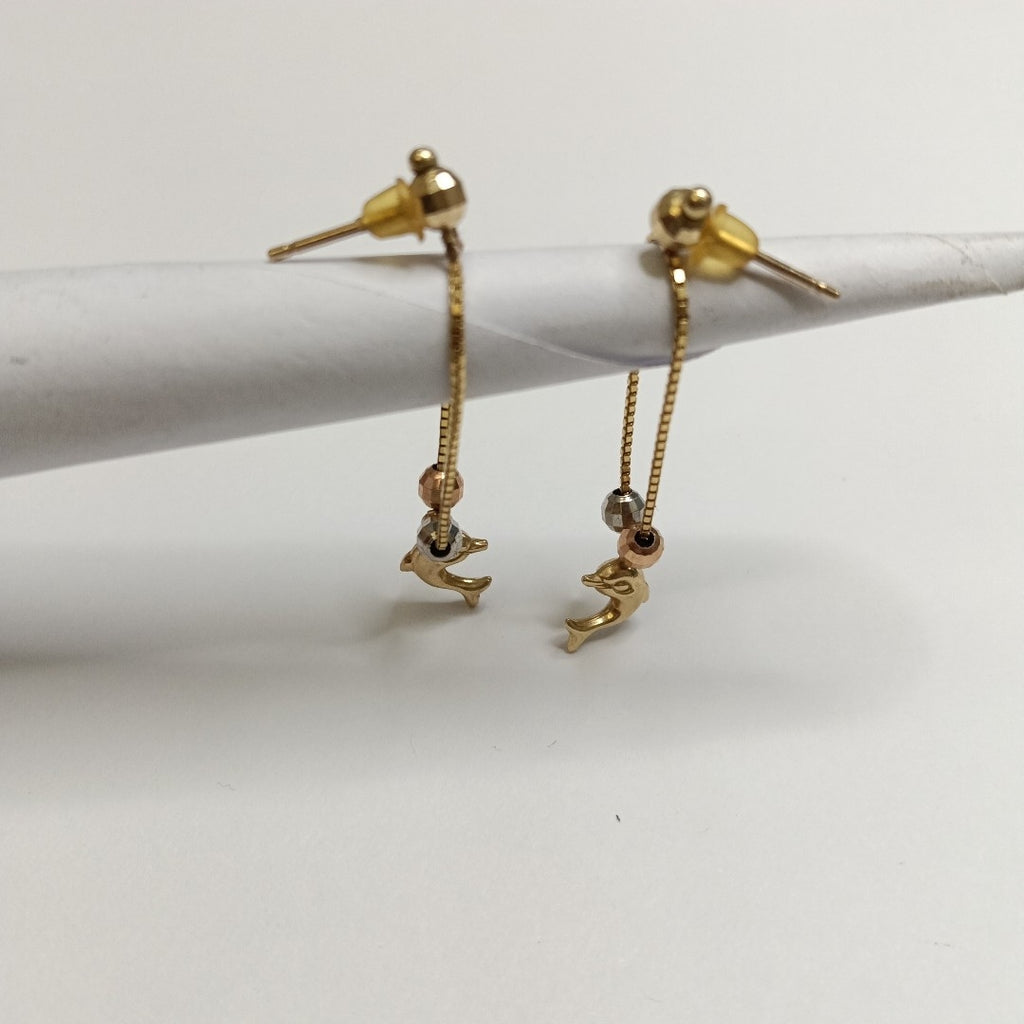 ARETES PAR ORO 10 K 2 GRMS (SEMINUEVO)