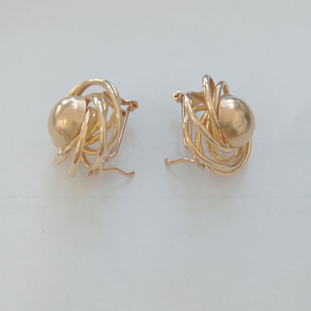 ARETES PAR ORO 10 K 7,20 GRMS (SEMINUEVO)