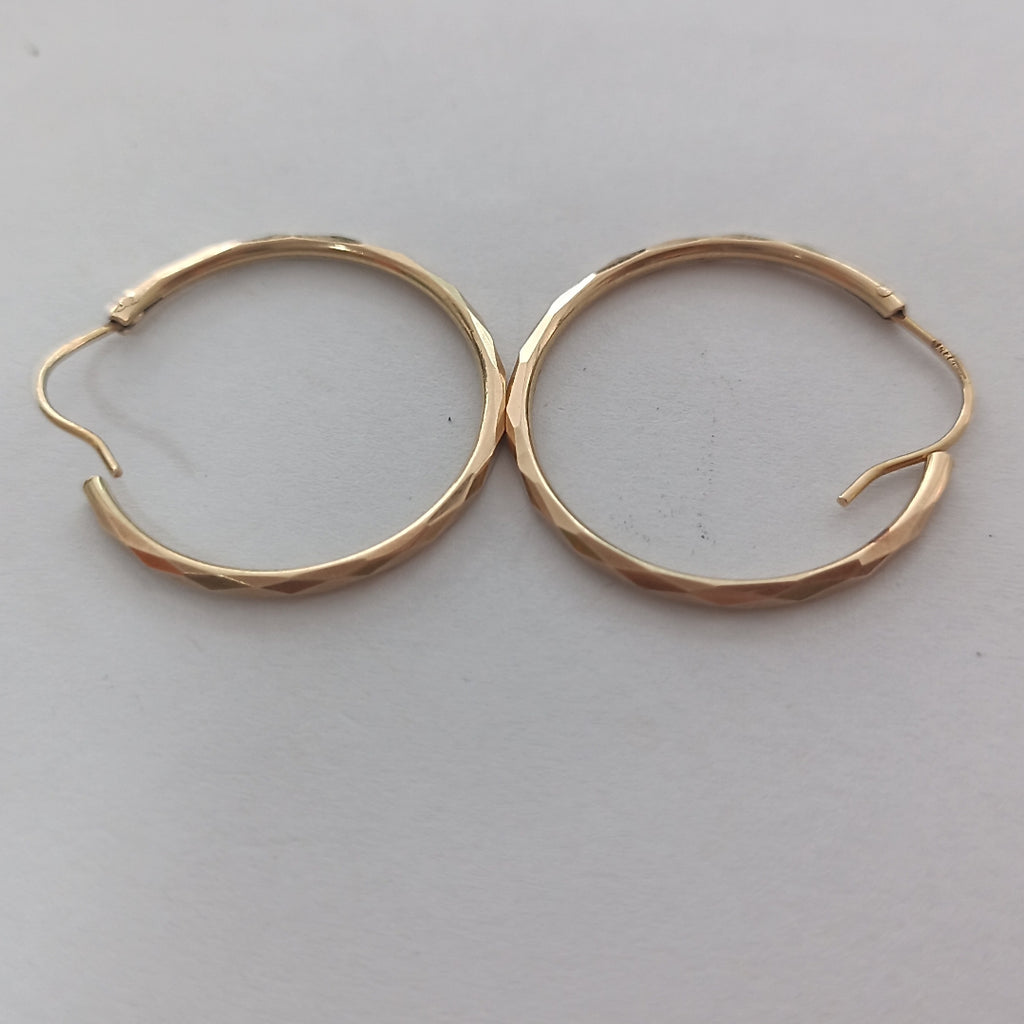 ARRACADAS PAR ORO 14 K 1.9 GRMS (SEMINUEVO)
